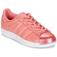 adidas superstar womens shoes trainers in pink