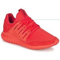 adidas tubular radial womens shoes trainers in red