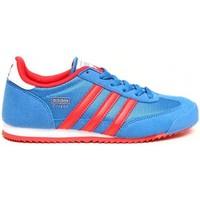 adidas dragon j womens shoes trainers in blue