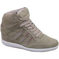 adidas Super Wedge W women\'s Shoes (High-top Trainers) in BEIGE