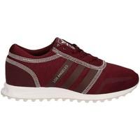 adidas ba9977 sneakers women bordo womens shoes trainers in red