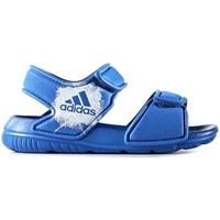 adidas BA9281 Sandals Kid Blue women\'s Sandals in blue