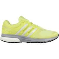adidas Questar Boost W Techfit women\'s Shoes (Trainers) in Yellow