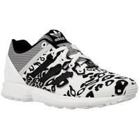 adidas zx flux split light onix womens shoes trainers in white