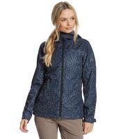 adidas womens printed wandertag jacket blue