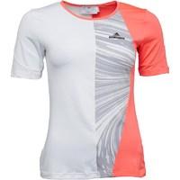 adidas womens x stella mccartney barricade climalite tennis top flash  ...