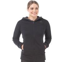 adidas Womens Pure ZG Zero Gravity ClimaLite Full Zip Poly Running Hooded Top Black