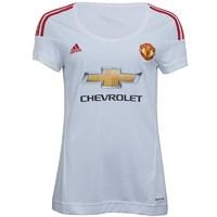 adidas Womens MUFC Manchester United Away Shirt White