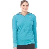 adidas Womens City Energy Climalite Running Hoody Shock Green