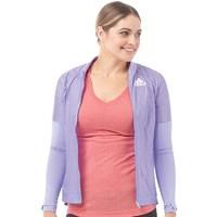 adidas womens adizero formotion running track jacket light flash purpl ...