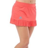 adidas Womens Adizero ClimaLite Tennis Skort Shock Red/Shock Green