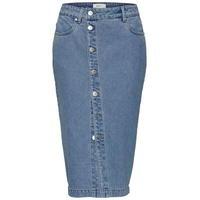 ADPT Denim Button Skirt