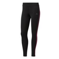 adidas response long running tights womens core blackshock pink