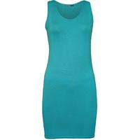 Addison Racerback Mini Dress - Turquoise