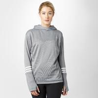 adidas womens response icon hoodie grey