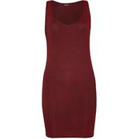 addison racerback mini dress wine