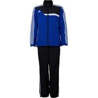 adidas womens tiro13 3 stripe woven presentation tracksuit cobaltblack