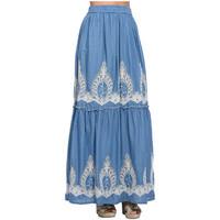 Ada Gatti Long skirt LUCIE women\'s Skirt in blue