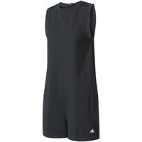 adidas bq1643 tuta women black womens jumpsuit in black