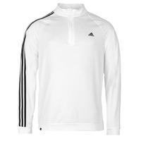 adidas Three Stripe Layer Pullover Mens