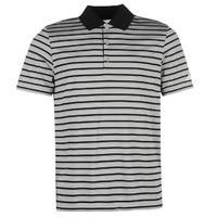 adidas 2 Colour Stripe Golf Polo Mens