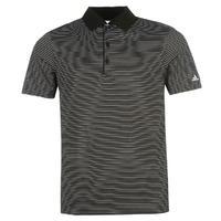 adidas 2 Colour Stripe Golf Polo Mens