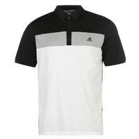 adidas colourblock golf polo mens