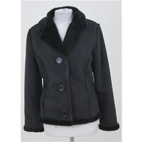 AD Woman, size S black faux suede jacket