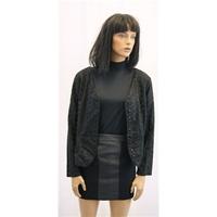 Adini Medium Black Patterned Jacket