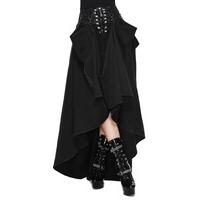 Adjustable Length High Waisted Gothic Skirt - Size: 3XL