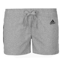 adidas essential three stripe shorts ladies