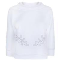 adidas by stella mccartney three quarter printed sweatshirt