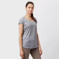 Adidas Women\'s Run Reversible Short Sleeve T-Shirt, Grey