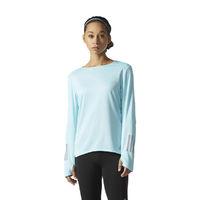 adidas womens response ls tee ss17 long sleeve running tops