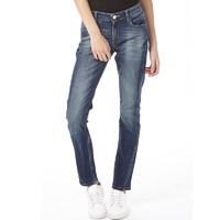 adidas Neo Womens Skinny Fit Jeans Mid Blue