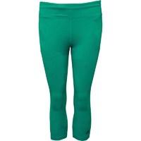 adidas Womens AdiStar ClimaLite 3/4 Capri Leggings Equipment Green