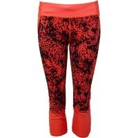 adidas Womens Supernova Graphic ClimaCool Formotion 3/4 Running Capri Leggings Solar Red