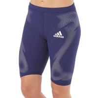 adidas Womens Adizero SprintWeb Running Tight Shorts Night Sky