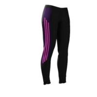 adidas Mi Team 14 Plain Training Skinny Pants - Womens - Black/Collegiate Purple/Intense Pink