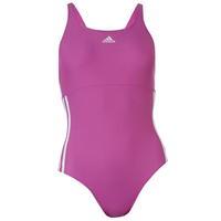 adidas 3 Stripe Swimsuit Ladies