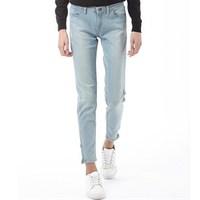 adidas Neo Womens Cropped Ankle Jeans Blue Denim