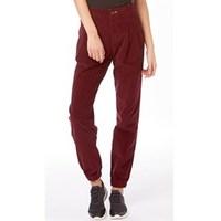 adidas Neo Womens Corduroy Pants Light Maroon