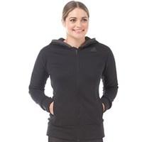 adidas Womens Pure ZG Zero Gravity ClimaLite Full Zip Poly Running Hooded Top Black