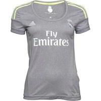 adidas womens rmcf real madrid away jersey greysolar yellow