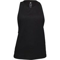 adidas womens climalite deep armhole tank blackmetallic silver