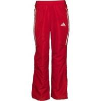 adidas Womens 3 Stripe Track Pants Collegiate Red