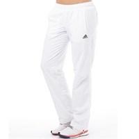 adidas Womens Core Climate Warm Up Tennis Pants White