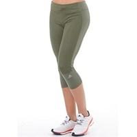 adidas Womens Supernova ClimaCool Formotion 3/4 Running Capri Leggings Base Green