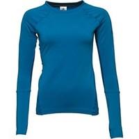 adidas Womens Climaheat Long Sleeve Training Top Unity Blue