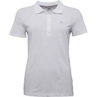 adidas womens essentials climalite polo white